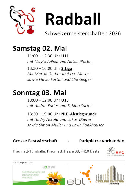 Flyer SM Runden in Liestal